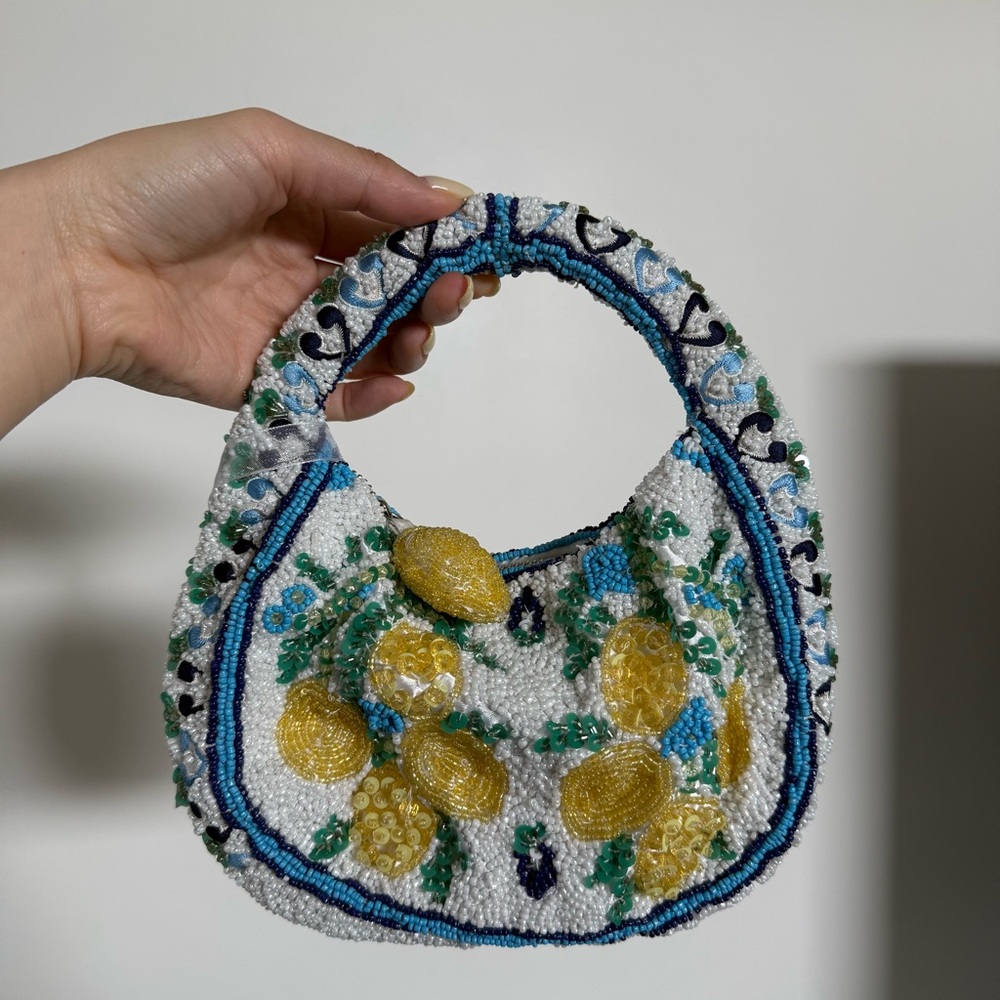 New with tag viral beaded lemon handbag - Picture 2 of 2